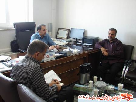 نشست معاون فرهنگی بنیاد شهید کرمانشاه به مناسبت 26 مرداد ماه سالروز ورود آزادگان+ تصویر