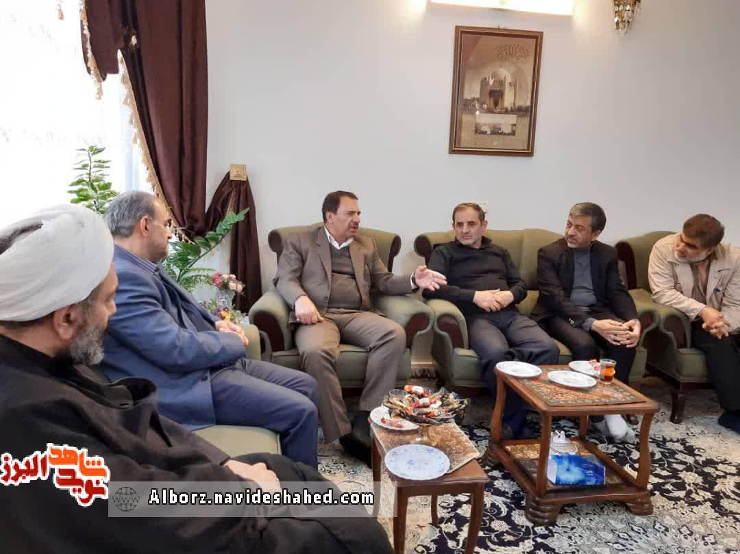 پدر شهید مدافع حرم شعبان نصیری به فرزند شهیدش پیوست