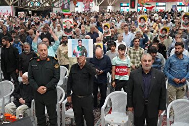 اولین سالگرد شهادت سردار شهید سلامی در اصفهان برگزار شد