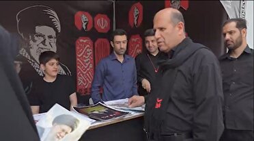 فیلم/ گفت‌وگو  با مدیر کل بنیاد شهید تهران بزرگ در موکب سلام شهید